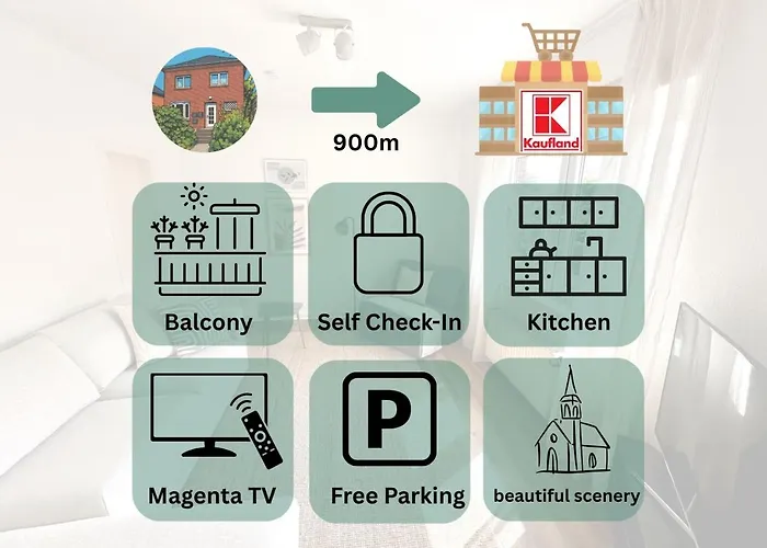 شقة Huegelhaus - Gemuetliche Mit Balkon *